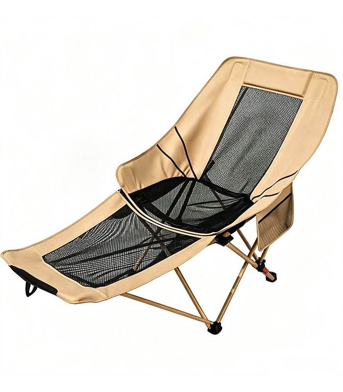 Folding Chair with Footrest view 3